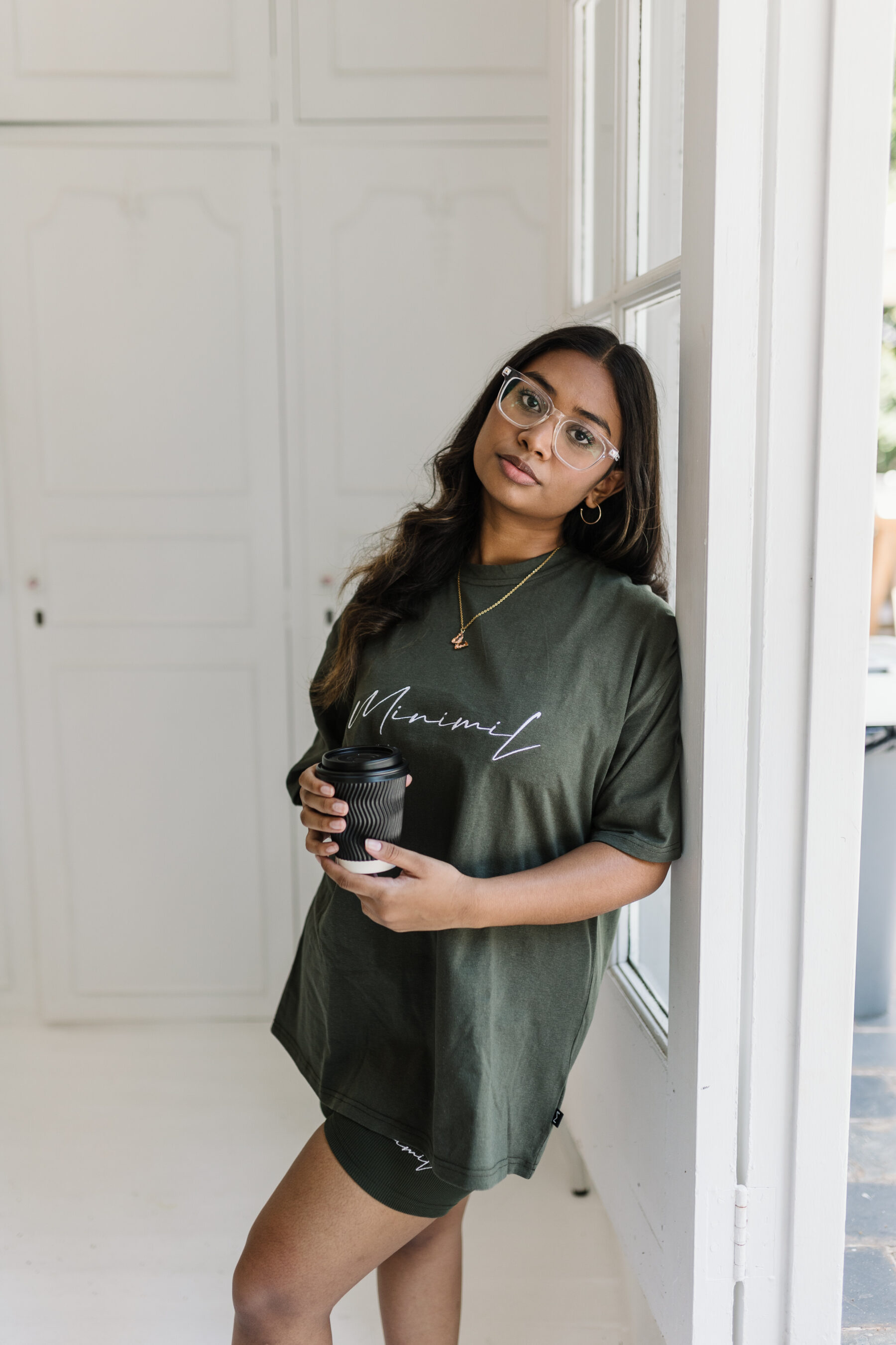 Eternal Baggy Tee – Olive Green